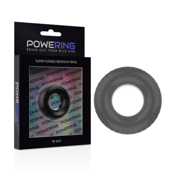 PoweringTrade- Super Flexible And Resistant Penis Ring 4.5Cm Pr07 Black