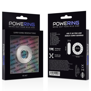 PoweringTrade- Super Flexible And Resistant Penis Ring 4.5Cm Pr07 Clear