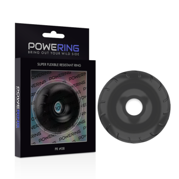 PoweringTrade- Super Flexible And Resistant Penis Ring 5Cm Pr08 Black