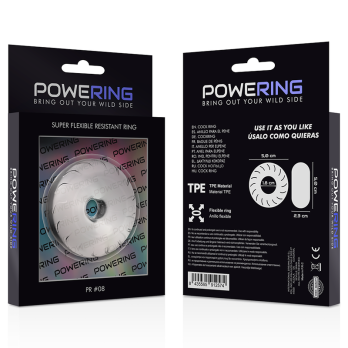 PoweringTrade - Super Flexible And Resistant Penis Ring 5Cm Pr08 Clear