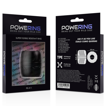 PoweringTrade - Super Flexible And Resistant Penis Ring 5 Cm Pr11 Black