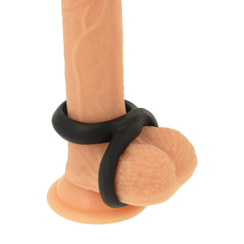 PoweringTrade - Super Flexible And Resistant Penis And Testicle Ring Pr12 Black