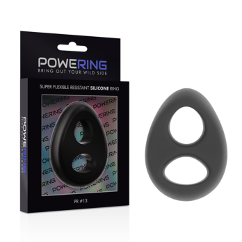 PoweringTrade - Super Flexible And Resistant Penis And Testicle Ring Pr13 Black