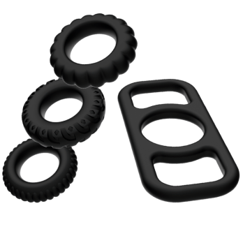 Addicted Toys Cock Ring Set 4 Pieces