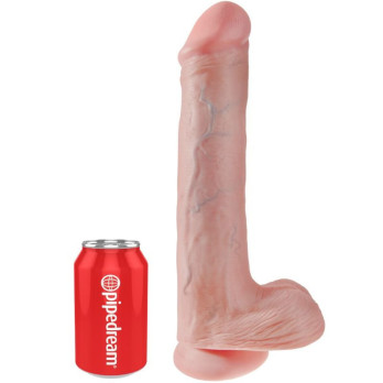 King Cock - Cock With Balls 33 Cm - Flesh