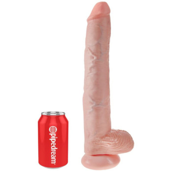 King Cock - Cock With Balls 35.6 Cm - Flesh