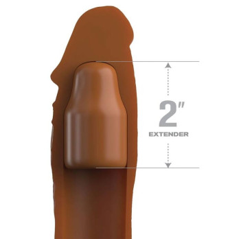 Pipedreams Sleeve 20,32 Cm + 5,00 Cm Inch Plug Caramel