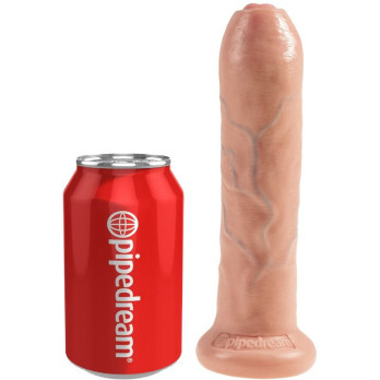 King Cock Realistic Dildo Uncut Flesh 21 Cm