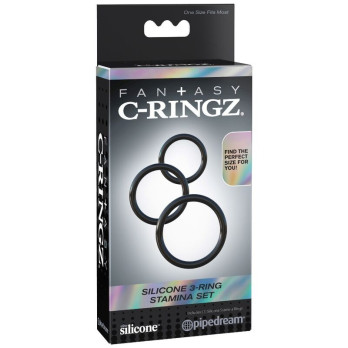 Fantasy C-Ringz Silicone 3 Ring Stamina Set