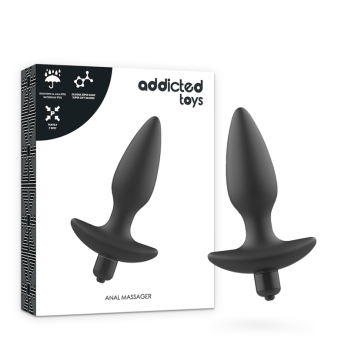 Addicted Toys Massager Plug Anal With Vibration Black