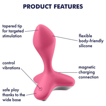 Satisfyer Game Changer Plug Vibrator - Pink