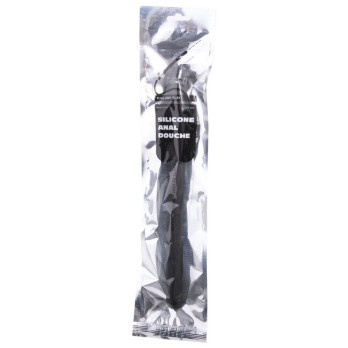 All Black - Ridged Shower Anal Silicone 27 Cm