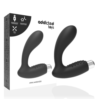 Addicted Toys Prostatic Vibrator Rechargeable Model 5 - Black