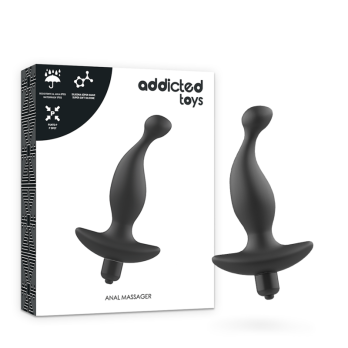 Addicted Toys Anal Massager With Black Vibrationmodel 1