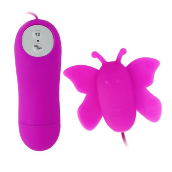 Baile- Clit Stimulator Toris Butterfly Love Eggs 12 Speeds Lilac Remote Control