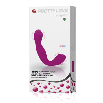 Pretty Love Angelo Double Penetration For Couples  Purple