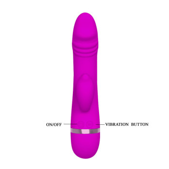 Pretty Love Flirtation - David Vibrator With Rabbit