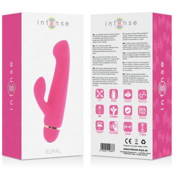 Intense Boral 20 Speeds Silicone Pink