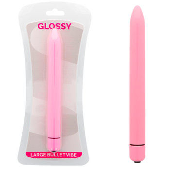 Glossy Slim Vibrator Pink