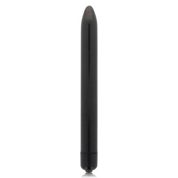 Glossy Slim Vibrator Black