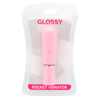 Glossy Pocket Vibrator Pink