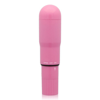 Glossy Pocket Vibrator Deep Rose