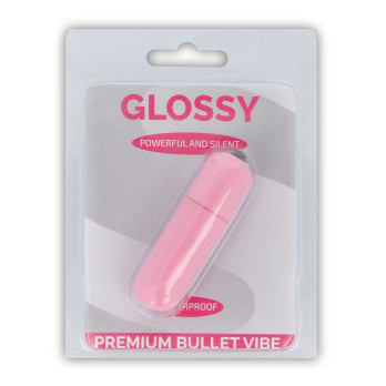 Glossy Premium Bullet Vibe Pink 10V