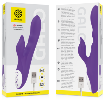 GalateaTrade - Galo Lilac Vibrator Compatible With Watchme Wireless Technology