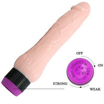 Adour Club Realistic Vibrator Wide Base 22 Cm