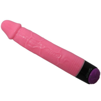 Colorful Sex Realistic Vibrator Pink  23 Cm