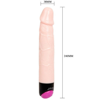 Colorful Sex Realistic Dildo Vibration And Rotacion Function 24 Cm