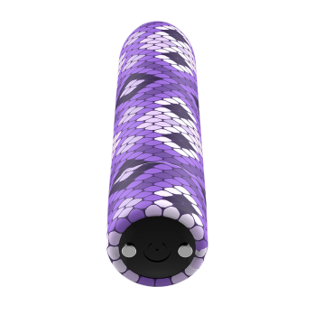 Custom Bullets Rechargeable Snake Purple Magnetic Bullet 10 Intensities