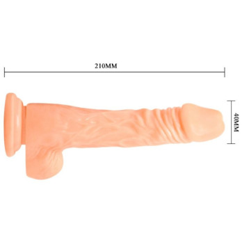 Cock Vibrating Realistic Dildo Flesh