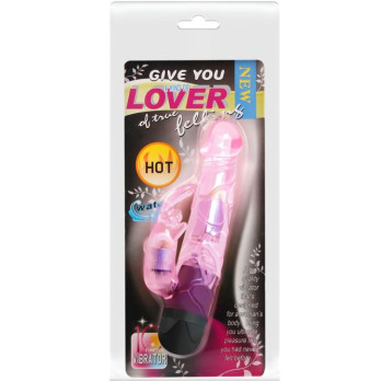 Give You Lover Vibrator With Rabbit Pink