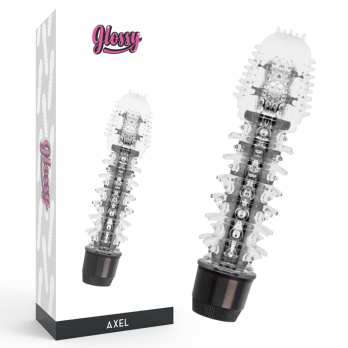 Glossy Axel Black Vibrator