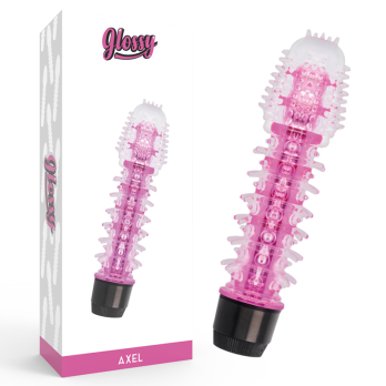 Glossy Axel Vibrator Pink