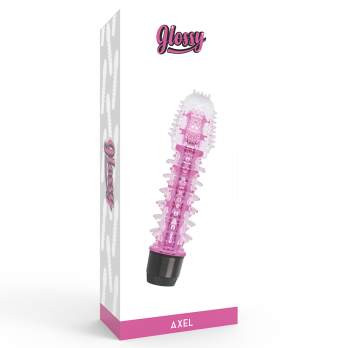 Glossy Axel Vibrator Pink