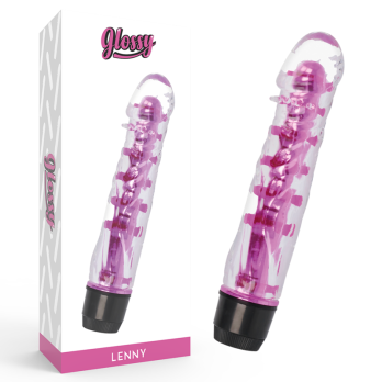 Glossy Lenny Vibrator Pink