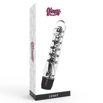 Glossy Lenny Vibrator Black