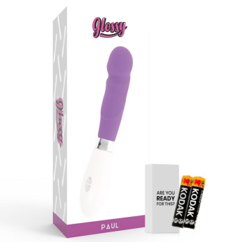 Glossy Paul Vibrator Purple