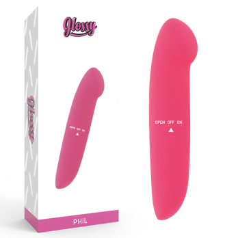 Glossy Phil Vibrator Pink