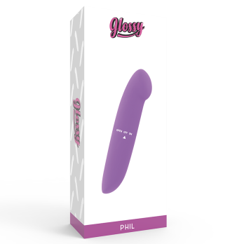 Glossy Phil Vibrator Purple