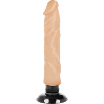 Basecock™ - Realistic Vibrator 2-1 Flesh 20 Cm