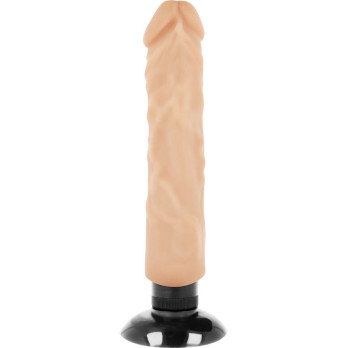 Basecock™ - Realistic Vibrator 2-1 Flesh 20 Cm