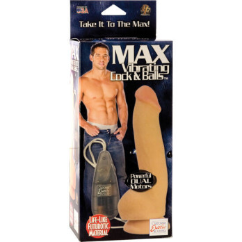 Calex Max Vibrating Cock And Balls