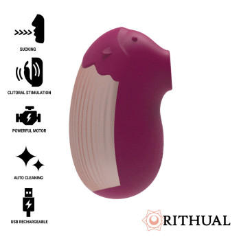 Rithual™- Shushu 2.O New Generation Clitoral Sucker Aqua Cerise