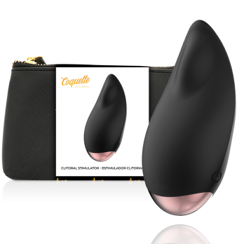 Coquette Chic Desire™ - Clitorial Stimulator Black / Gold Drop