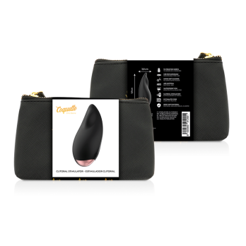 Coquette Chic Desire™ - Clitorial Stimulator Black / Gold Drop