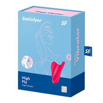 Satisfyer High Fly Finger Vibrator Fuchsia