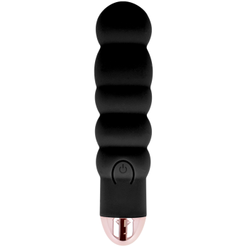 Dolce Vita™ - Rechargeable Vibrator Six Black 7 Speeds